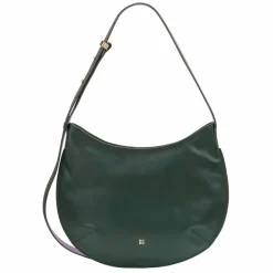 DuDu Schultertaschen|Henkeltaschen<Hispani Schultertasche Leder 34 cm mangrove