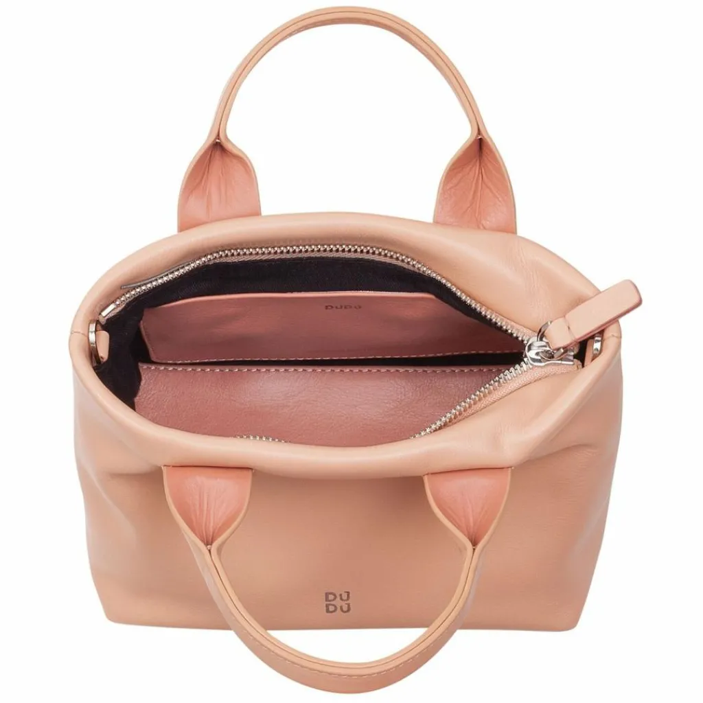 Best DuDu Ibiza Handtasche Leder 22 cm puder rosa