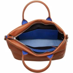 DuDu Henkeltaschen<Jaqueline Handtasche Leder 28 cm zimt