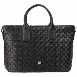 DuDu Shopper|Schultertaschen<Jaqueline Shopper Tasche Leder 28 cm black rose