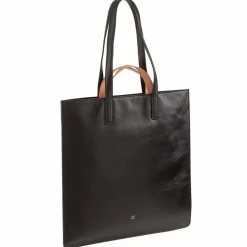 Best DuDu Madeleine Shopper Tasche Leder 40 cm schwarz