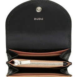 DuDu Malaga Geldbörse RFID Schutz Leder 8.5 cm schwarz