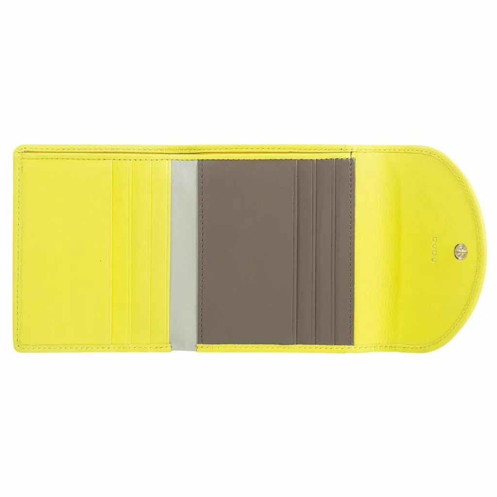 Outlet DuDu Malaita Geldbörse Leder 11 cm citrus yellow