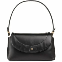 DuDu Schultertaschen<Melville Schultertasche Leder 29 cm black