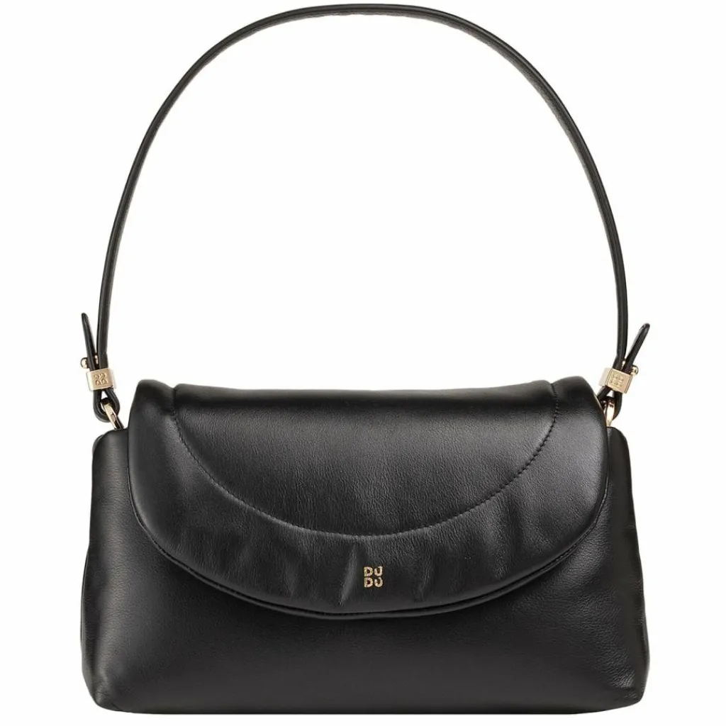 DuDu Schultertaschen<Melville Schultertasche Leder 29 cm black