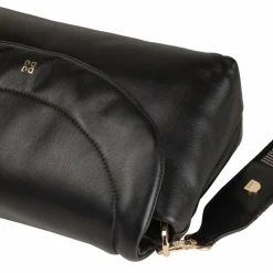 DuDu Schultertaschen<Melville Schultertasche Leder 29 cm black