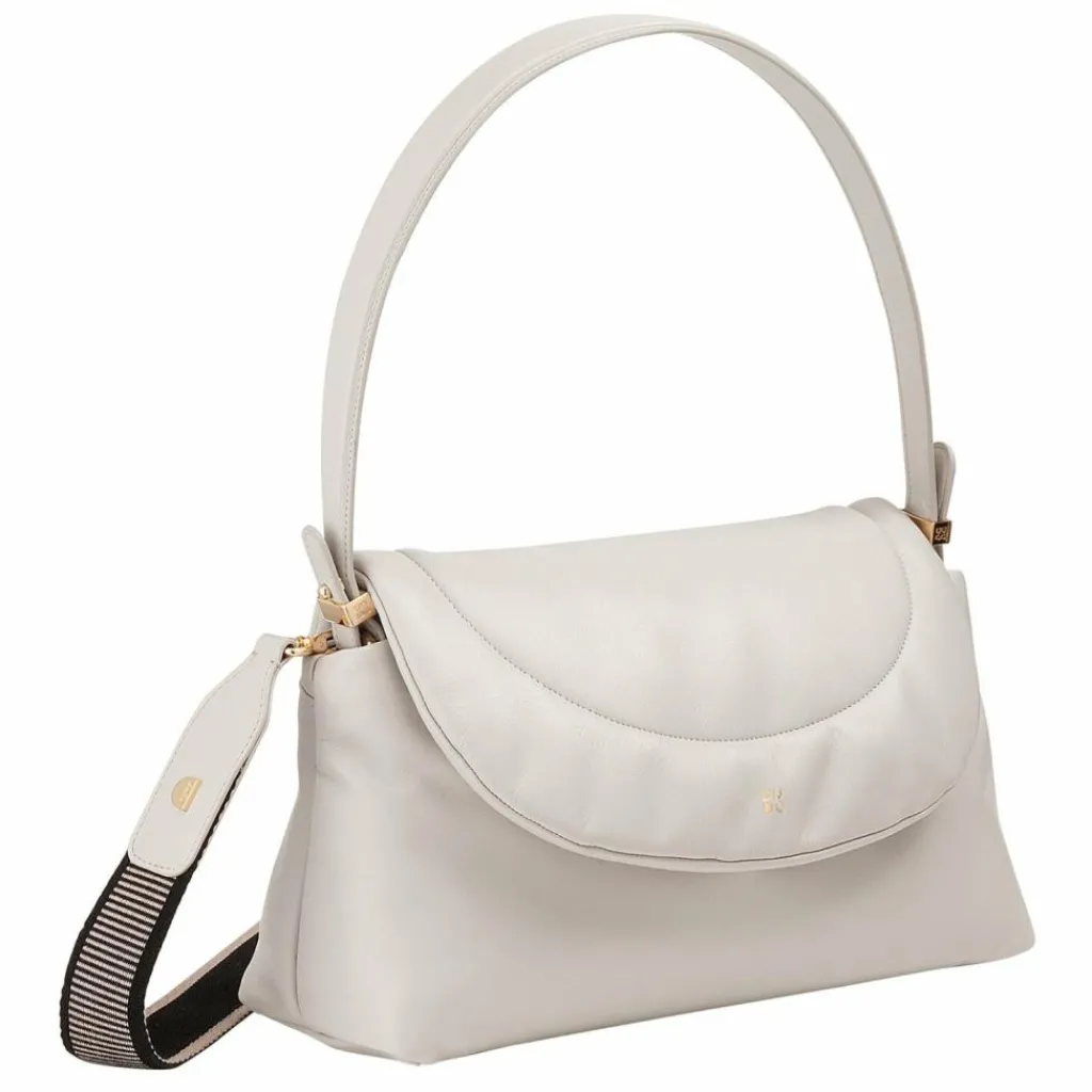 DuDu Schultertaschen<Melville Schultertasche Leder 31 cm pearl