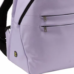 DuDu Lederrucksäcke|Daypacks<New York Daypack Leder 41 cm Laptopfach provence lilac