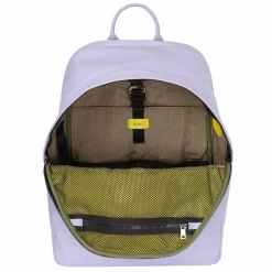 DuDu Lederrucksäcke|Daypacks<New York Daypack Leder 41 cm Laptopfach provence lilac