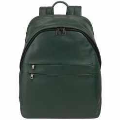 New DuDu New York Daypack Leder 41 cm Laptopfach mangrove