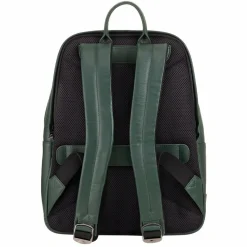 New DuDu New York Daypack Leder 41 cm Laptopfach mangrove