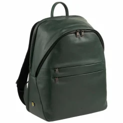 New DuDu New York Daypack Leder 41 cm Laptopfach mangrove