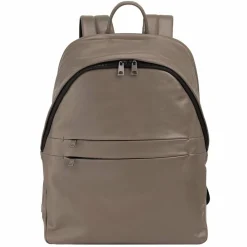 Best DuDu New York Daypack Leder 41 cm Laptopfach taupe