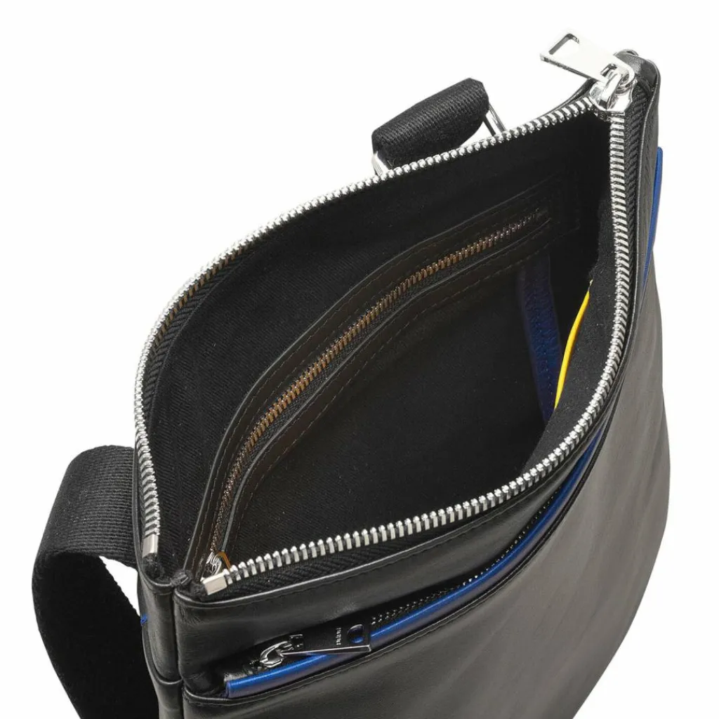 DuDu Umhängetaschen<Panay Umhängetasche Leder 24 cm schwarz