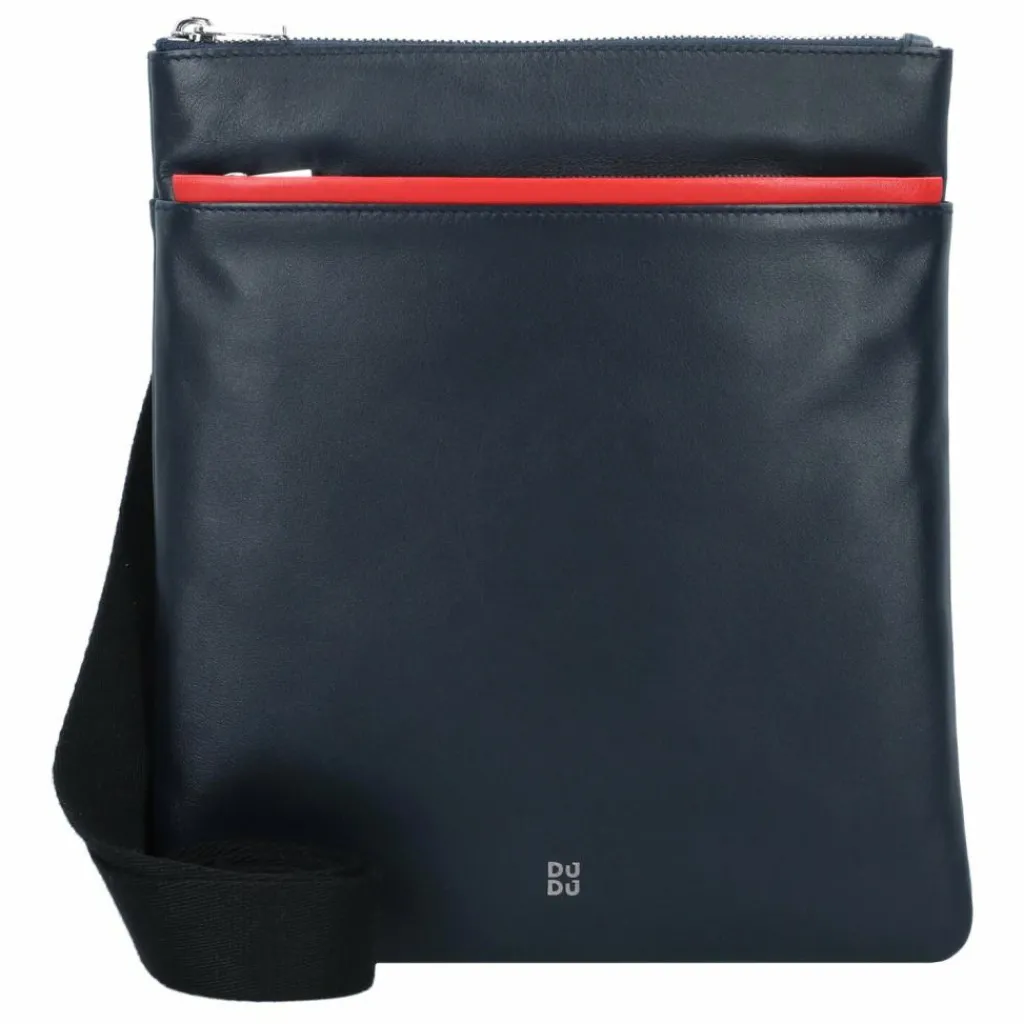 Best DuDu Panay Umhängetasche Leder 24 cm navy