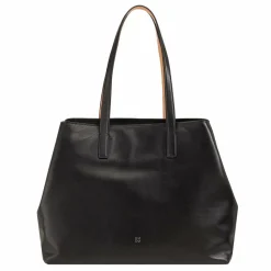 Online DuDu Pauline Shopper Tasche Leder 36 cm black