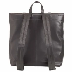 DuDu Lederrucksäcke|Daypacks<Rucksack Leder 36 cm anthracite