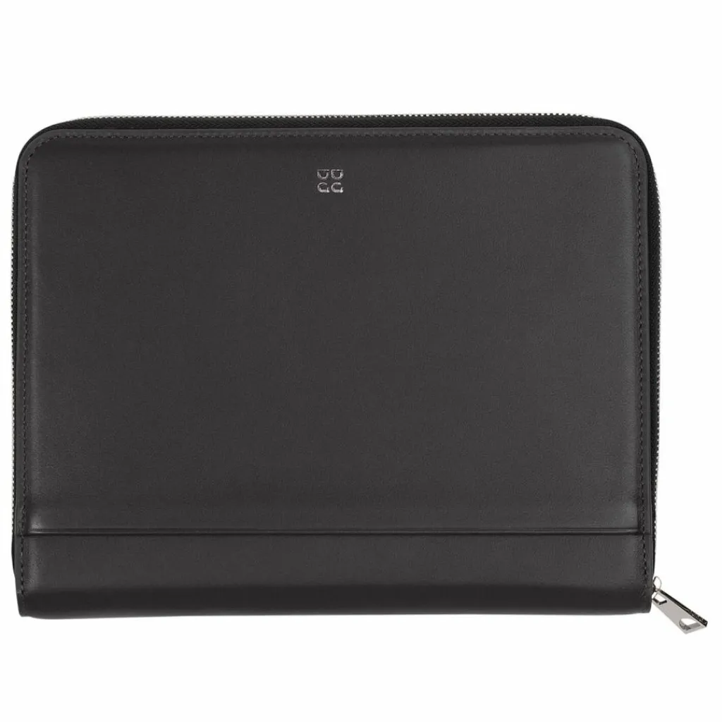 Clearance DuDu Schreibmappe Leder 24 cm anthracite mosaic