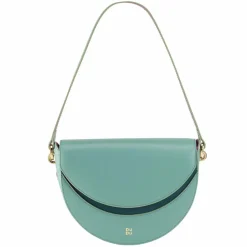 DuDu Schultertasche Leder 23 cm salvia nappa