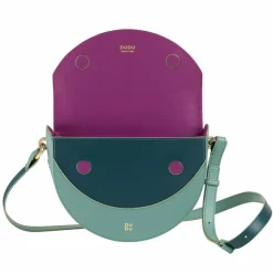 DuDu Schultertasche Leder 23 cm salvia nappa