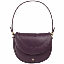 Outlet DuDu Schultertasche Leder 22 cm deep purple