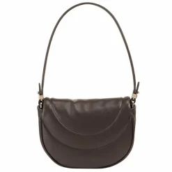 DuDu Schultertaschen<Schultertasche Leder 22 cm coffee brown