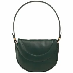 DuDu Schultertaschen<Schultertasche Leder 22 cm mangrove