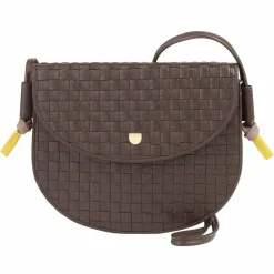 DuDu Umhängetaschen<Skye Umhängetasche Leder 21 cm coffee brown