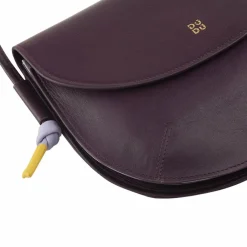 Outlet DuDu Skye Umhängetasche Leder 21 cm deep purple