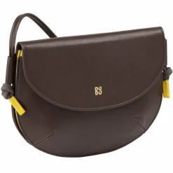 DuDu Skye Umhängetasche Leder 21 cm coffee brown
