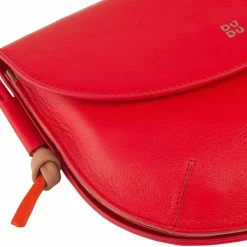 DuDu Skye Umhängetasche Leder 21 cm red flame