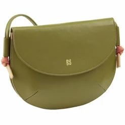 Sale DuDu Skye Umhängetasche Leder 21 cm olive