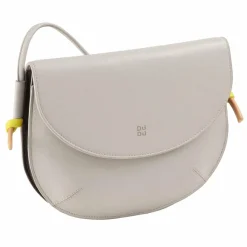 Outlet DuDu Skye Umhängetasche Leder 21 cm pearl grey