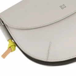 Outlet DuDu Skye Umhängetasche Leder 21 cm pearl grey