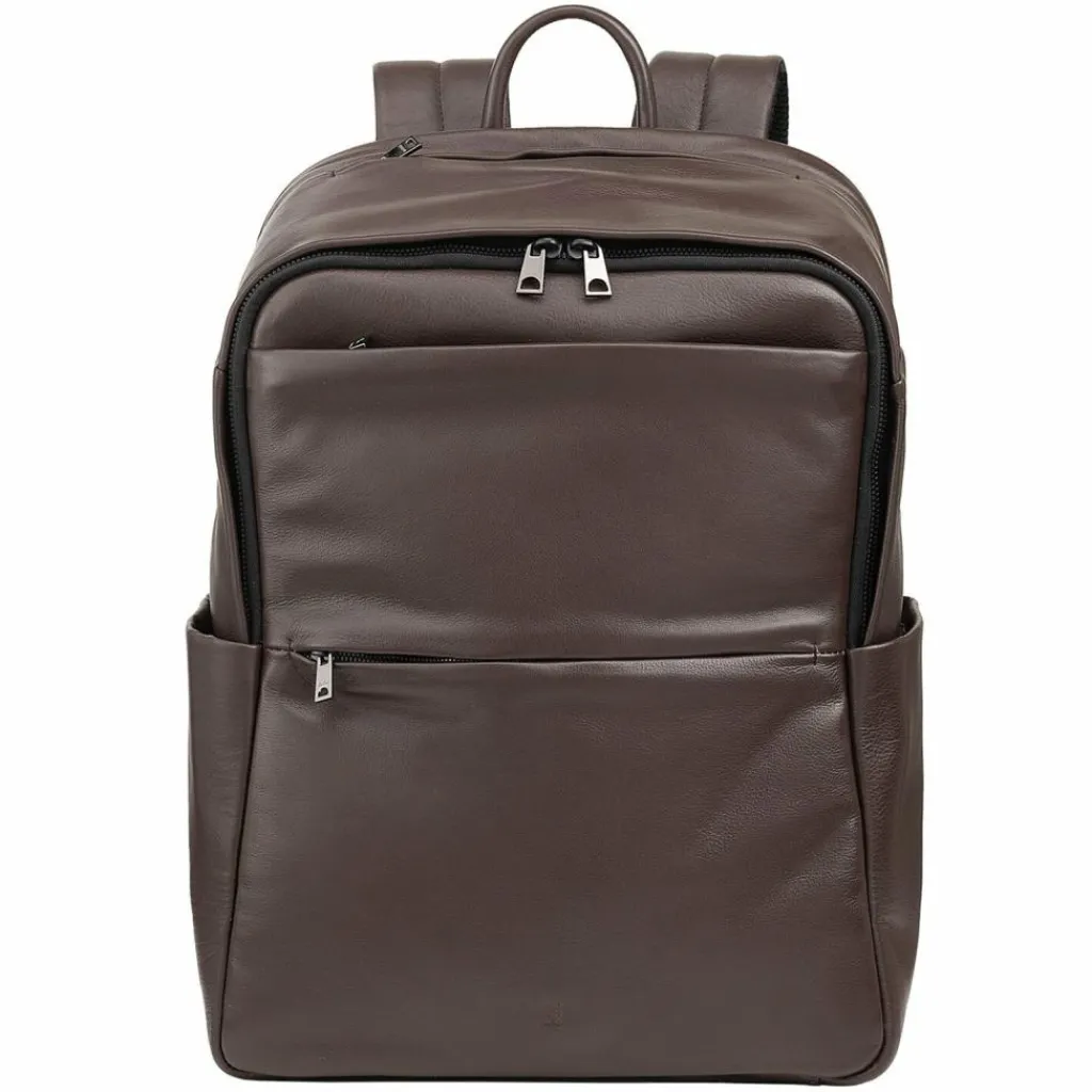 Online DuDu Sydney Daypack Leder 42 cm Laptopfach coffee