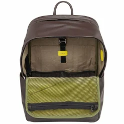 Online DuDu Sydney Daypack Leder 42 cm Laptopfach coffee