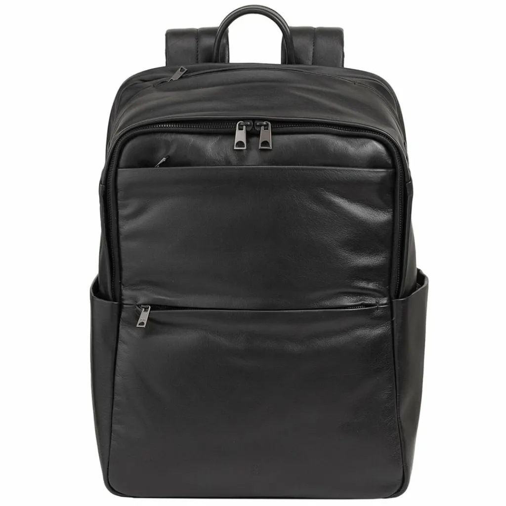 Clearance DuDu Sydney Daypack Leder 42 cm Laptopfach black
