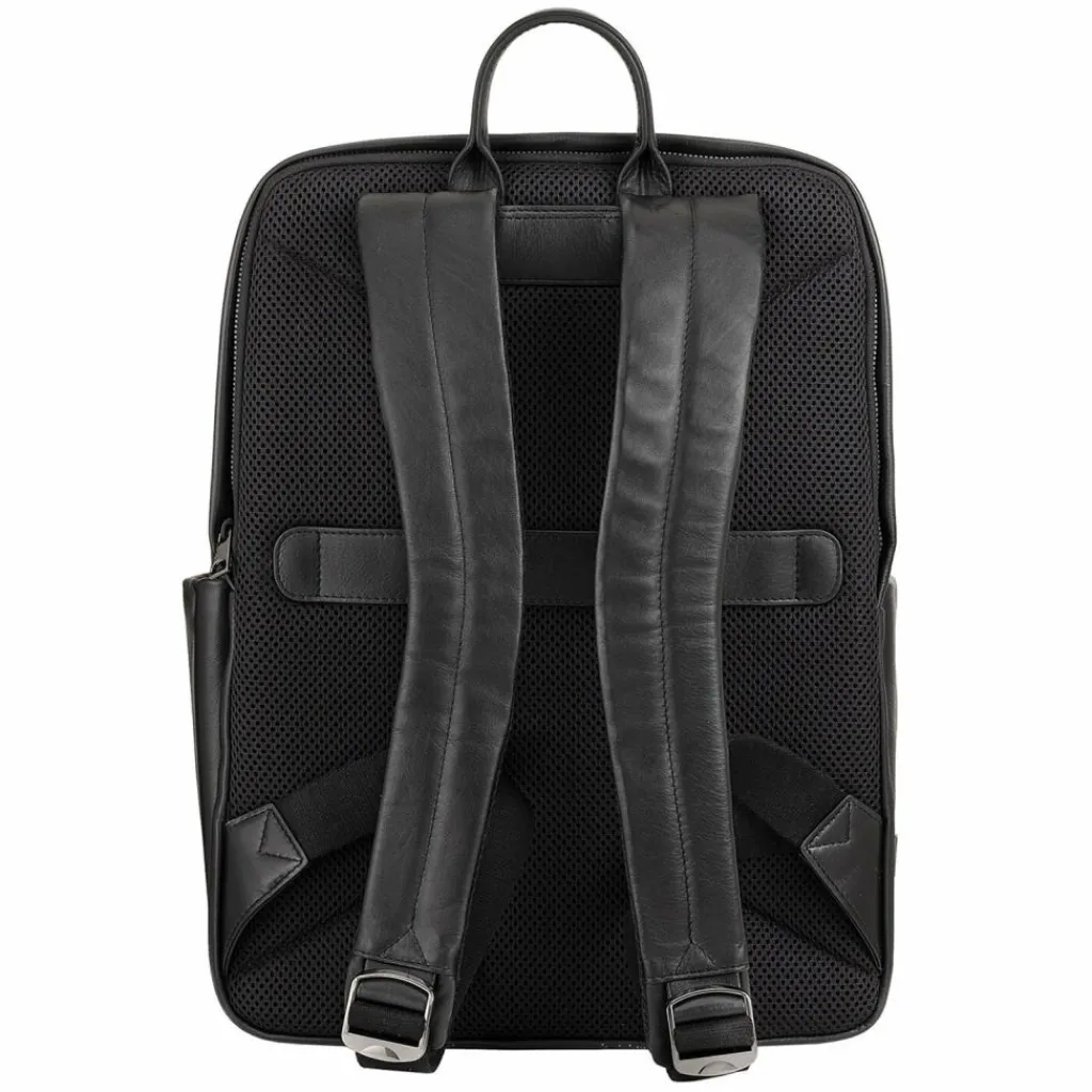 Clearance DuDu Sydney Daypack Leder 42 cm Laptopfach black
