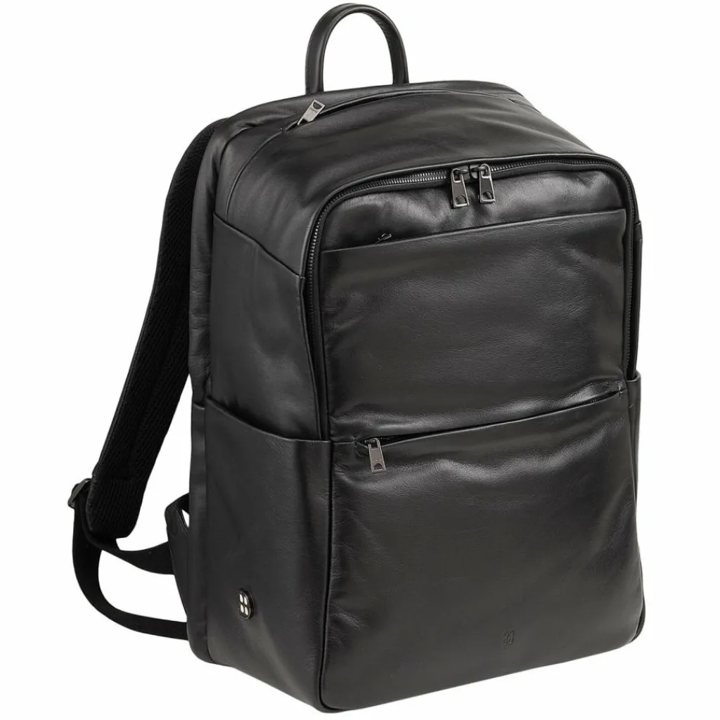 Clearance DuDu Sydney Daypack Leder 42 cm Laptopfach black