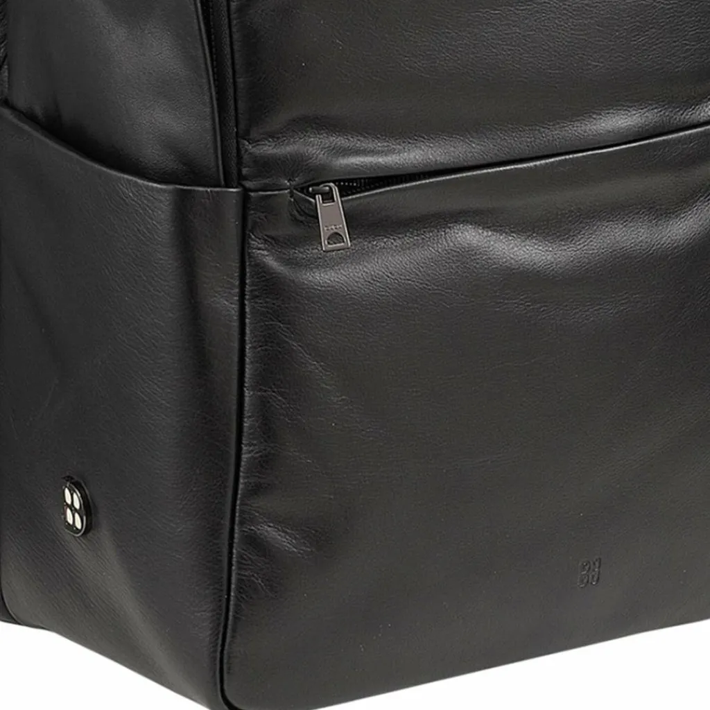 Clearance DuDu Sydney Daypack Leder 42 cm Laptopfach black