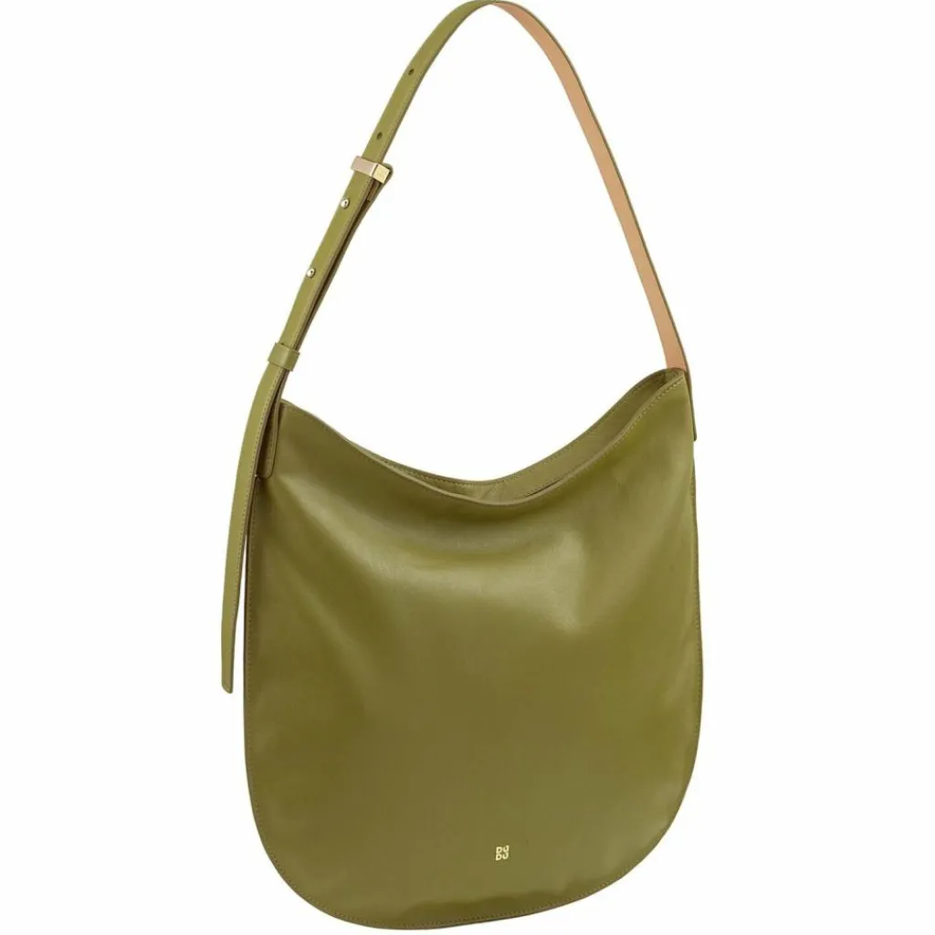 DuDu Schultertaschen|Henkeltaschen<Sylvie Schultertasche Leder 36.5 cm olive
