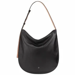 DuDu Henkeltaschen|Schultertaschen<Sylvie Schultertasche Leder 36.5 cm black