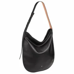 DuDu Henkeltaschen|Schultertaschen<Sylvie Schultertasche Leder 36.5 cm black