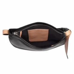 DuDu Henkeltaschen|Schultertaschen<Sylvie Schultertasche Leder 36.5 cm black