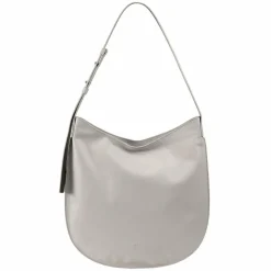 DuDu Schultertaschen|Henkeltaschen<Sylvie Schultertasche Leder 36.5 cm pearl grey