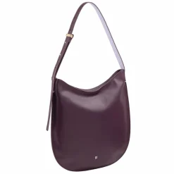 DuDu Schultertaschen|Henkeltaschen<Sylvie Schultertasche Leder 36.5 cm deep purple