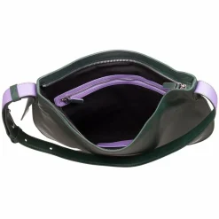 DuDu Schultertaschen|Henkeltaschen<Sylvie Schultertasche Leder 36.5 cm mangrove