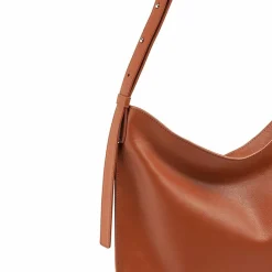 DuDu Henkeltaschen|Schultertaschen<Sylvie Schultertasche Leder 36.5 cm cannella