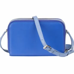 Outlet DuDu Umhängetasche Leder 19 cm kornblume