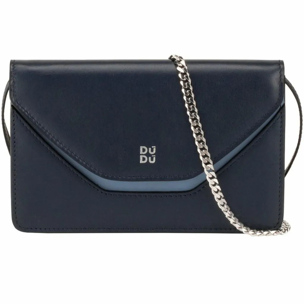 DuDu Umhängetaschen<Umhängetasche Leder 19 cm navy